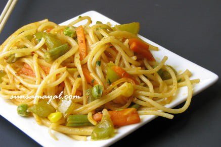 sunsamayal.com Soya Veg Noodles
