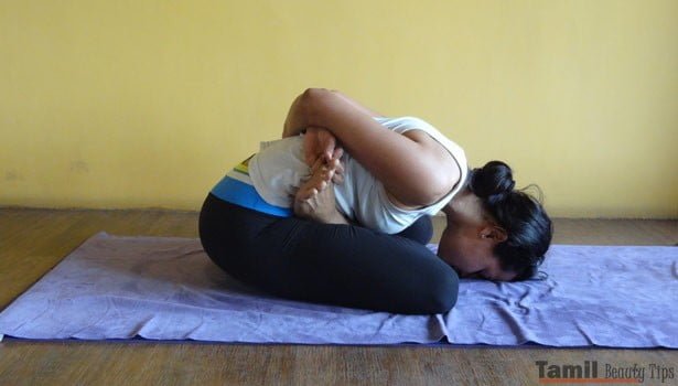 yoga mudrasana can help reduce belly