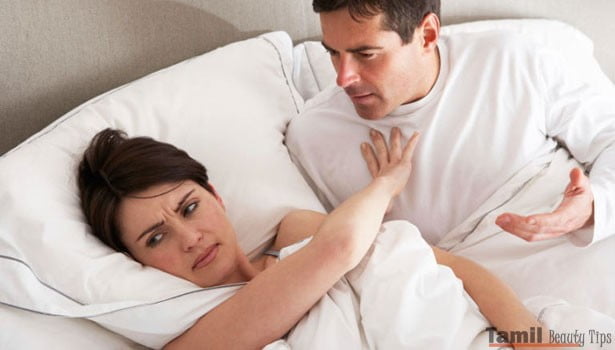 wife do not want indicate that the symptoms to husband