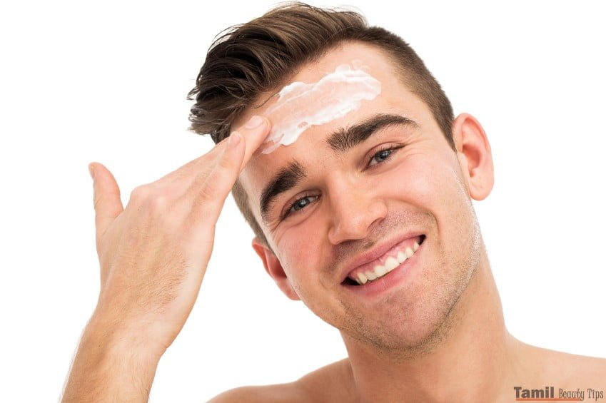 Men face scrub tips