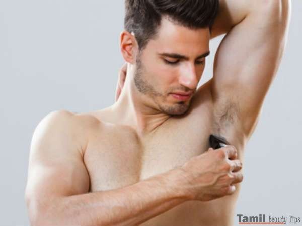 shaved armpits