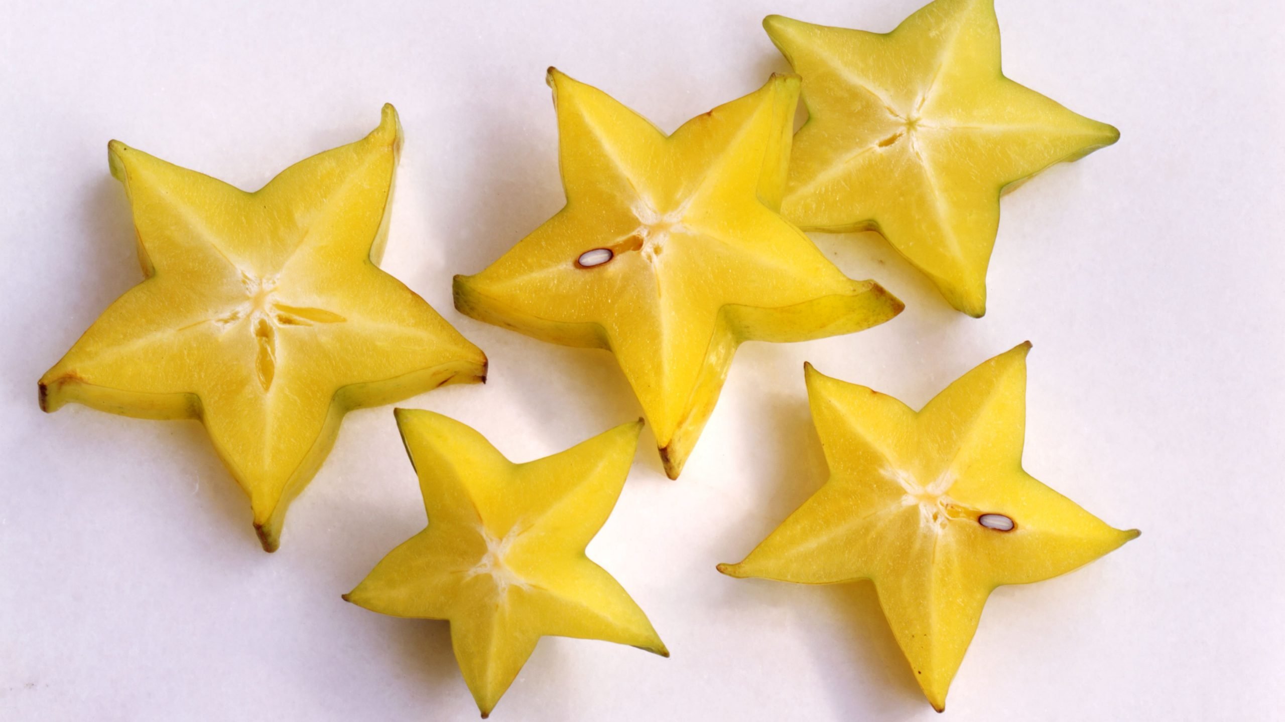 slices of star fruit scaled