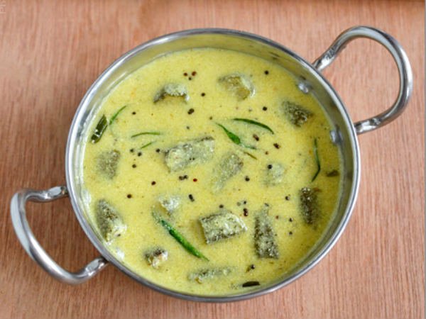12 okra buttermilk curry