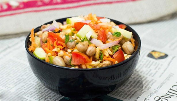 Tamil News Puffed Rice Salad Bhel Puri Pori Salad SECVPF