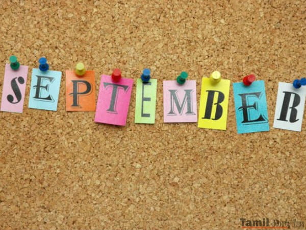 09 september month