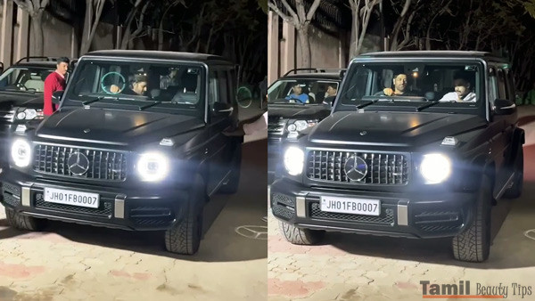 ms dhoni spotted driving mercedes amg g63